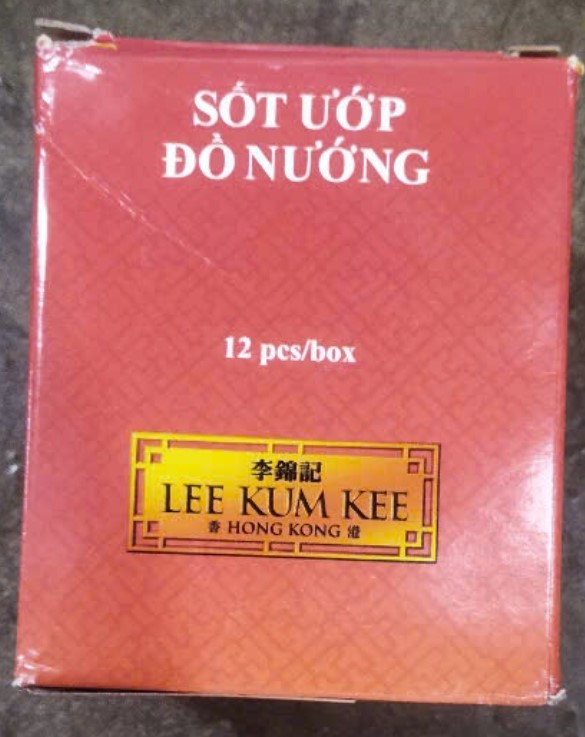 SỐT ƯỚP ĐỒ NƯỚNG HỒNG KÔNG 12 gói x60g
